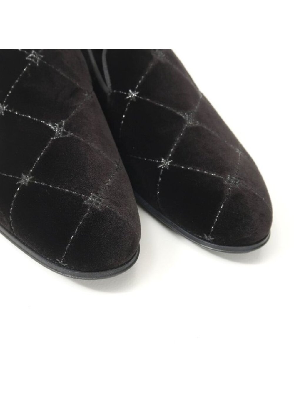 Louis Vuitton Auteuil Loafers 5.5 Velour Slip Ons - Picture 7 of 9